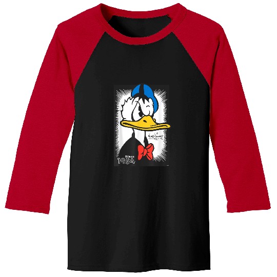 Disney Donald Duck 90th Anniversary Since 1934 Vintage Art Gifts Trends Baseball Tees