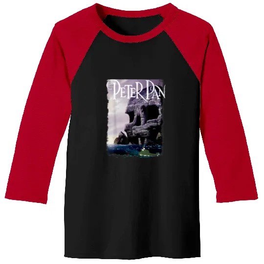 Disneys Peter Pan Tick Tock Croc Skull Rock Shoreline Baseball Tees