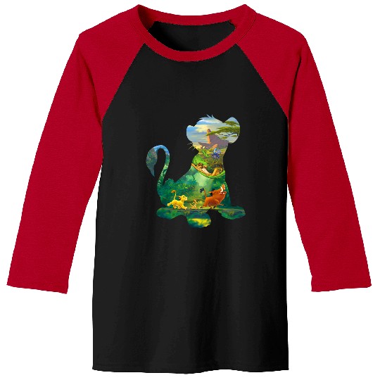 Kids disneys The Lion King Simba Hakuna Matata Filled Logo Kids Baseball Tees