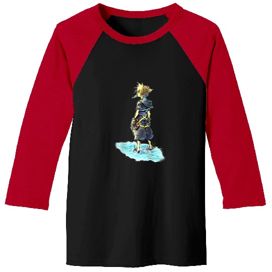 Disneys Kingdom Hearts Sora Sea Salt Ice Cream Sketch Baseball Tees