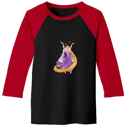 Disney Tangled Princess Rapunzel Holiday Baseball Tees