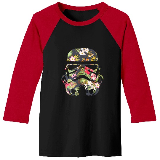 Star Wars Tropical Stormtrooper Floral Baseball Tee