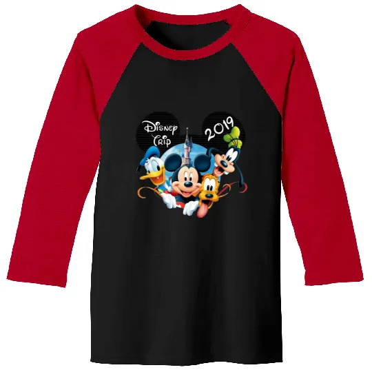 Disney Mickey,  Disney Castle, Disney Ear Baseball Tees