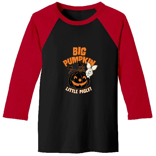 Disneys Winnie the Pooh Big Pumpkin Little Pigle Baseball Tees