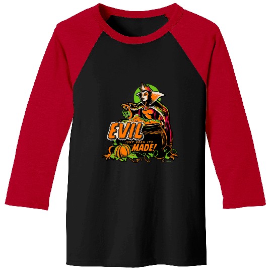 Discover Disney 100 Villains Queen Evil is Made Snow Whit Baseball Tees
