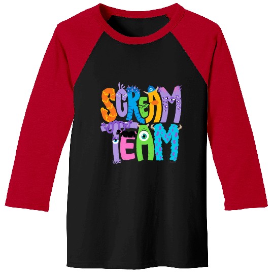 Disney and Pixars Monsters Inc Scream Team Hallo Baseball Tees