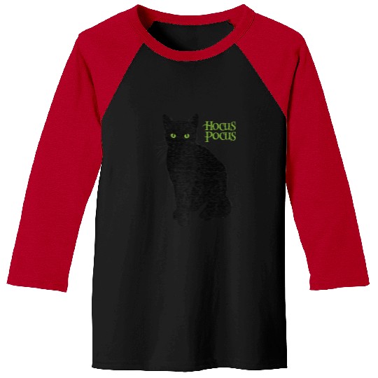 Disney Hocus Pocus Thakery Binx Halloween Raglan Baseball Tees