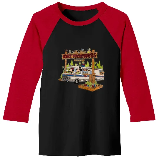 Fort Wilderness Vintage 80's Style Disney Resort Baseball Tees