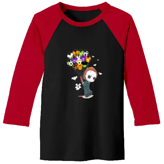 Michael Myers Baseball Tees, Disney Balloon Baseball Tees