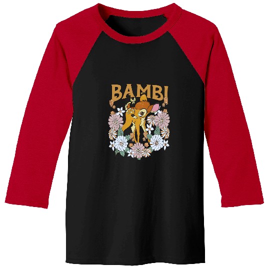 Discover Bambi Baseball Tees, Disney Bambi Deer Baseball Tees, Bambi Birthday Gift, Disneyland Trip Baseball Tees, Disney Flower Baseball Tees