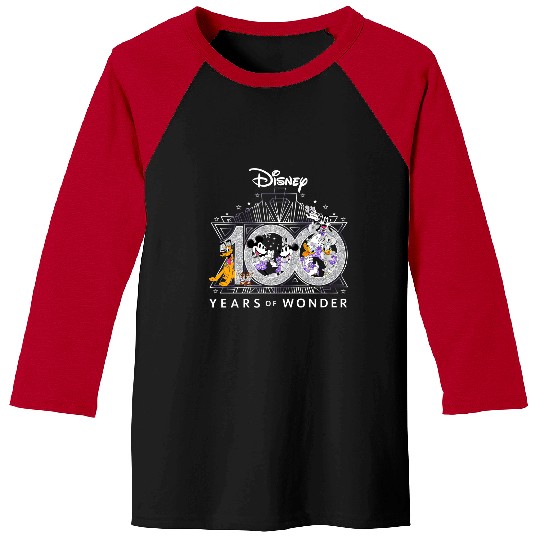 Disney 100th Anniversary, 100 Years Of Wonder Baseball Tees, Magic Kingdom, Disney World Baseball Tees