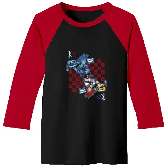 ANTI-DISNEY King of Hearts Baseball Tees