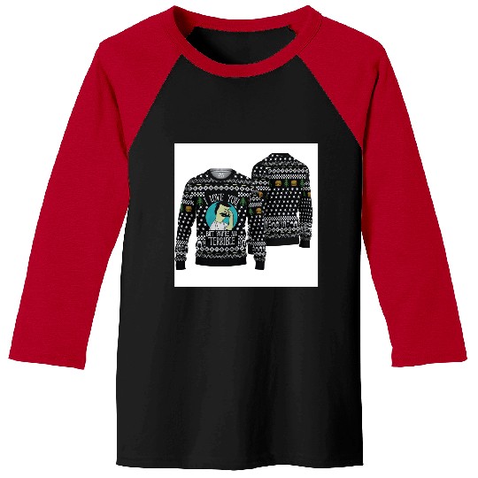 Bobs Burgers I Love You But You Are All Terrible Ugly Sweater Baseball Tees