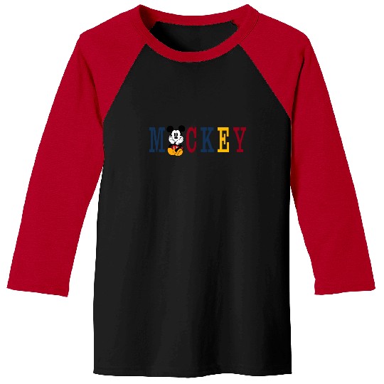 Disney Mickey Mouse embroidered Baseball Tees
