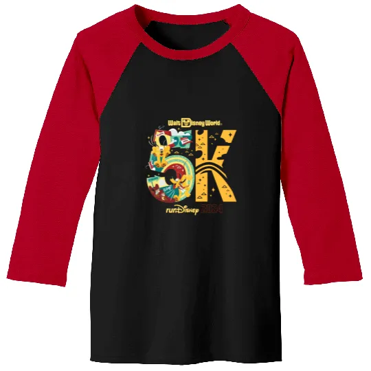 runDisney Pluto 5K Running Baseball Tees / Disney Marathon Weekend Baseball Tees