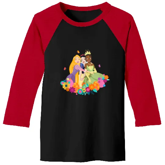 Disney Princess Rapunzel Snow White Tiana Spring Easter Eggs Gifts Baseball Tees
