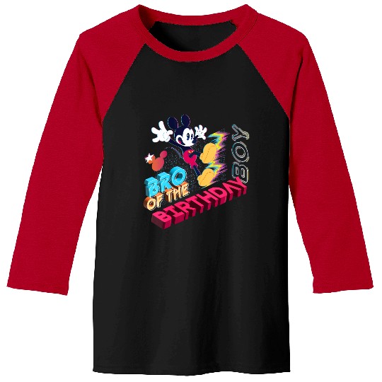 Disney Mickey Mouse Family Star Bro Of The Birthday Boy Baseball Tees