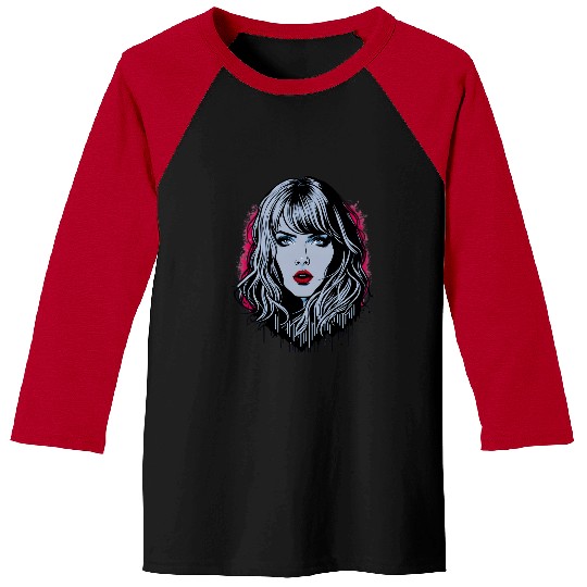 Discover Colorful Portraits of Taylor Swfit Hits Baseball Tees