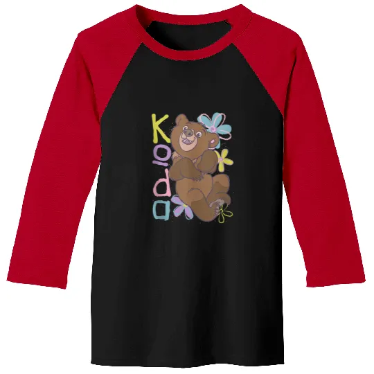 Disney Brother Bear Vintage Koda Wildflower Retro Poster Baseball Tees