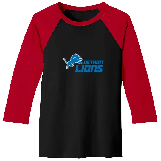 Detroit Lions Logo Baseball Tees