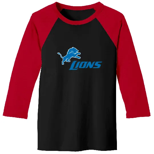 Detroit Lions Logo Baseball Tees