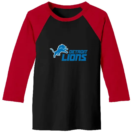 Detroit Lions Logo Baseball Tees
