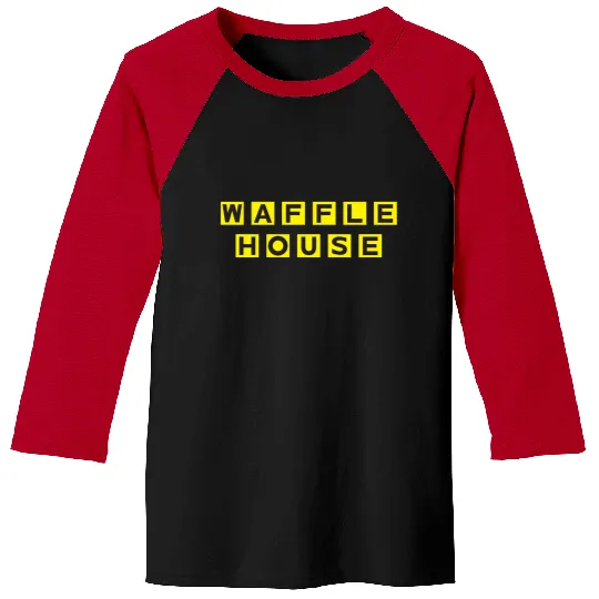 Waffle House Logo Baseball Tees