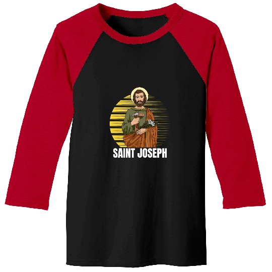 Saint Joseph Catholic Father And Worker 41 Baseball Tees