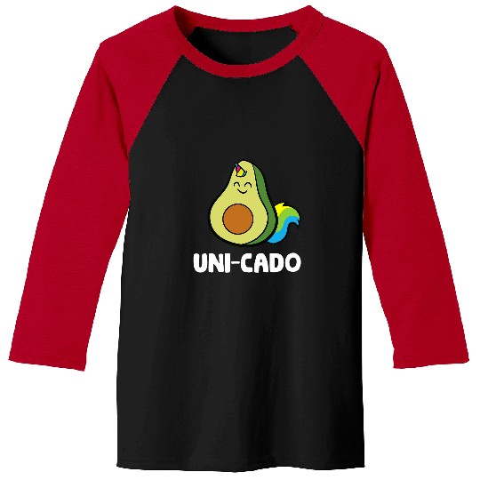 Avocado Lover Unicorns Cute UniCado Avocado Baseball Tees