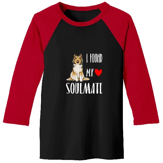 Dog Shetland I Found My Soulmate Shetland Sheepdog Dog Lover bests Friend Baseball Tees