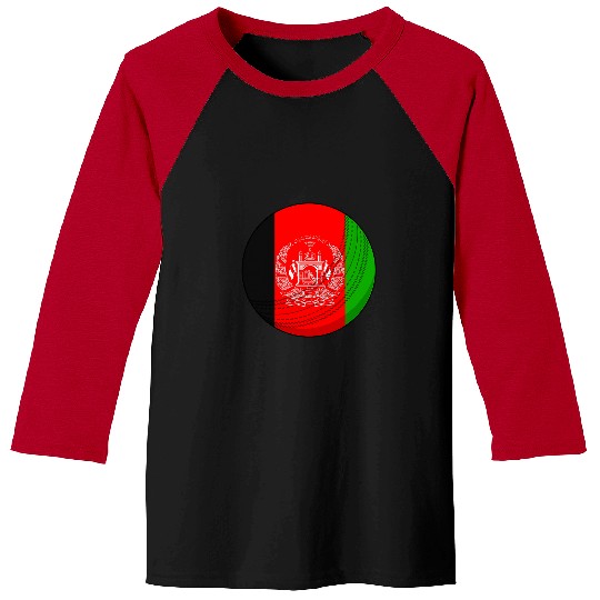 Cricket Fan Afghanistan Cricket Ball Afghan Cricket Fan Flag Baseball Tees