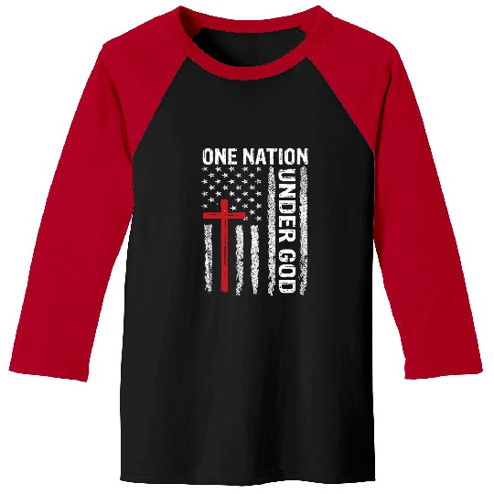 Christian vintages USA Flag Christian Faith Family Freedom Baseball Tees