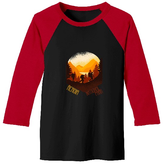 Climbing Climber Acadia National Park Souvenir Hiking Mount Desert Climb Baseball Tees