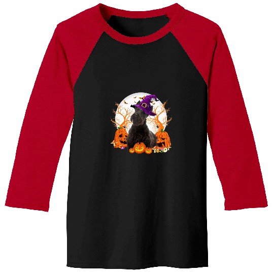 Dog Scottish Terrier Halloween Scottish Terrier Dog Jack O Lantern Pumpkin 31 Baseball Tees