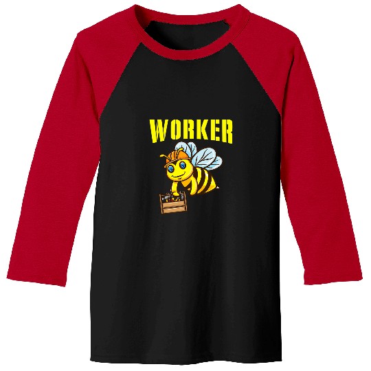Worker Bee for Bee Lover Beekeeper Baseball Tees