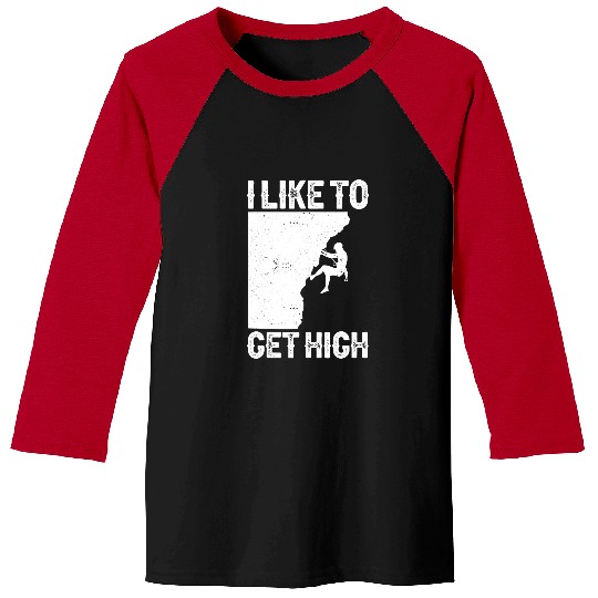 Climbing Climber Funny Rock Climbing For Men Women Mountain Indoor Bouldering 3 2 Climb Baseball Tees