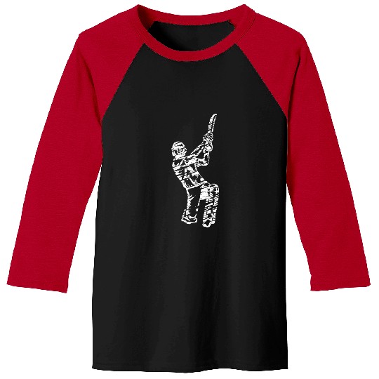 Cricket Fan sport player 2 Baseball Tees