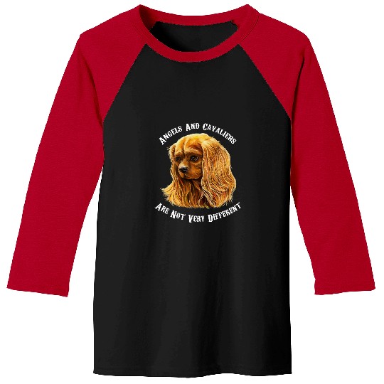 Cavalier King Charles Spaniel Ruby Cavalier Baseball Tees