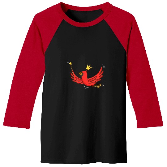 Fairy Northern Cardinal Wildlife Mystical Bird Fairy Lover316 Baseball Tees