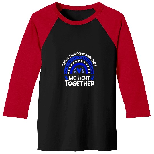 Charge Syndromes Warrior We Fight Together Charge Syndromes Awareness Baseball Tees