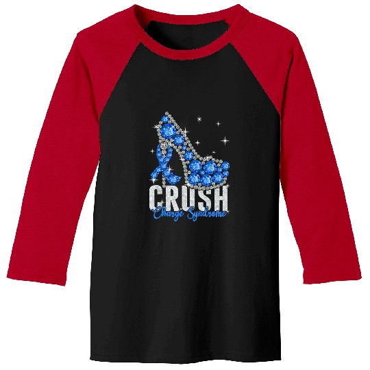 Charge Syndromes Warrior Crush Charge Syndromes Twinkle Ribbon Support Baseball Tees