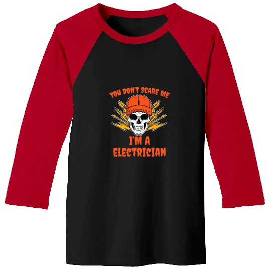 Skeletons Skulls Crossbones Electrician Costume Easy Halloween Gifts Skull Baseball Tees