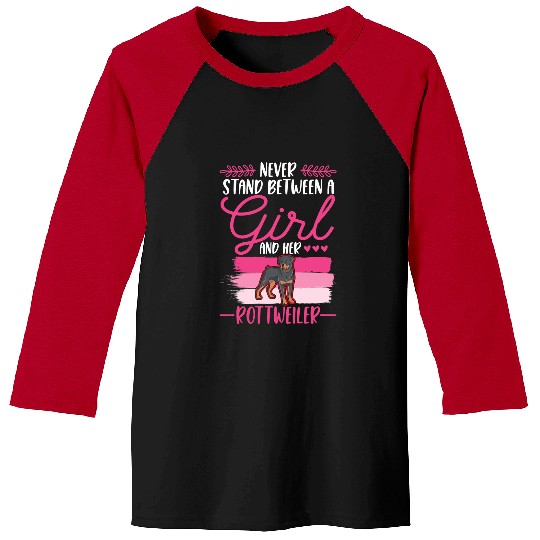 Dog Rottweiler Girl Rotti Rottweiler 43 Baseball Tees