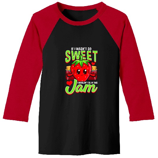 Jellyfish gift Strawberry Jelly Sandwich Lover Sweets Mason Jar Funny Jam Baseball Tees