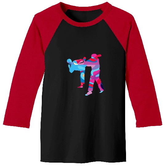 Krav Maga Krav Maga Colorful Graphic Baseball Tees