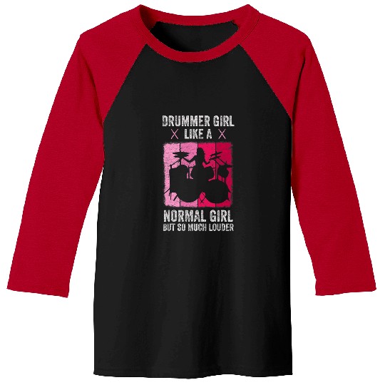 Drums Drummer bests Drums Girls Women Drummer Music Band Drum Musician Tees Drums Baseball Tees