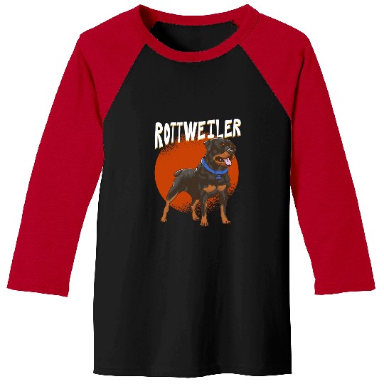 Dog Rottweiler Identification Dogs Lover Dog Owner 2 Baseball Tees
