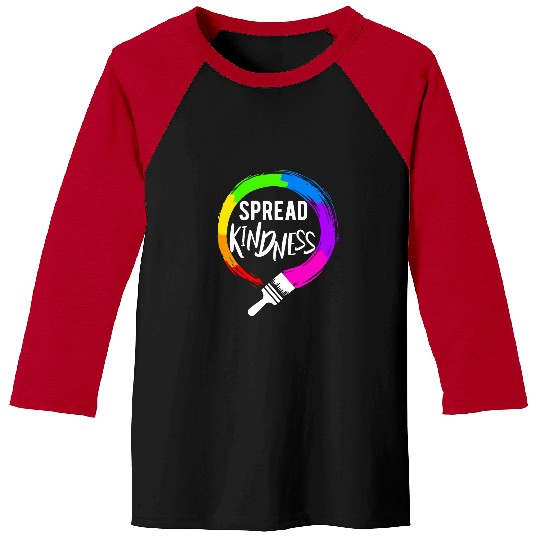 antis Bullying Awareness Teacher Illustration Spread Kindness 1 Baseball Tees