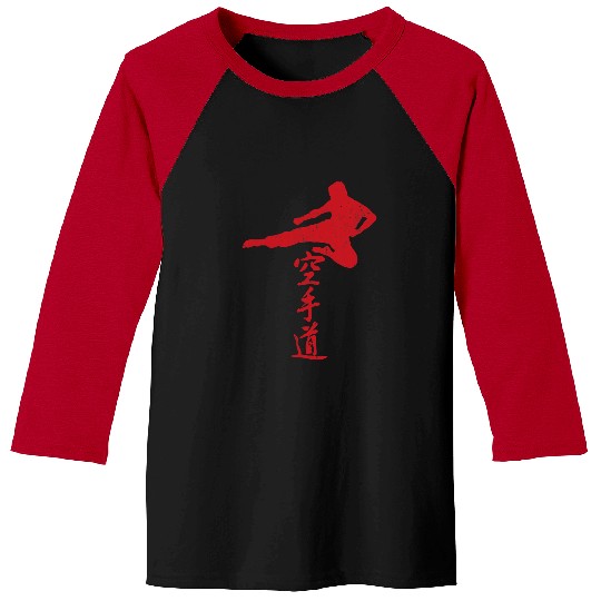Karate martial arts taekwondo Muay Tha artists 4 Baseball Tees
