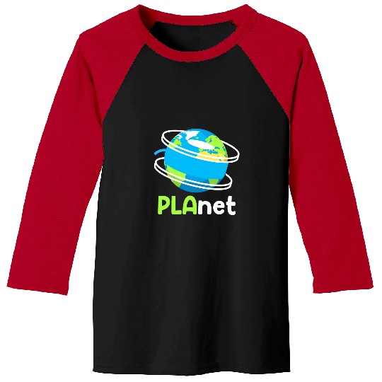 3D Printing PLAnet 3D Printer Lover 3D Printing 3D Filaments Baseball Tees